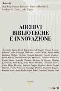 Archivi, biblioteche e innovazione - copertina