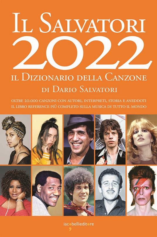 Il Salvatori 2022. Il dizionario della canzone - Dario Salvatori - copertina