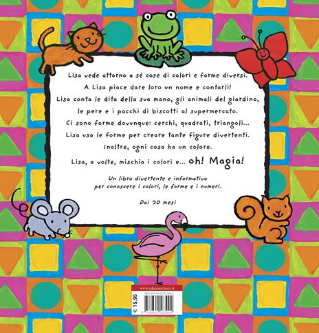 Il grande libro di Lisa. Colori-forme-numeri. Ediz. a colori - Liesbet Slegers - 2