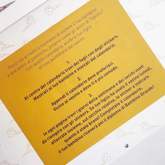 Il mio super pipìcaccalendario. Imparo a usare il vasino con Topotto. Con adesivi. Ediz. a colori - Guido Van Genechten - 3