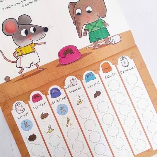 Il mio super pipìcaccalendario. Imparo a usare il vasino con Topotto. Con adesivi. Ediz. a colori - Guido Van Genechten - 5