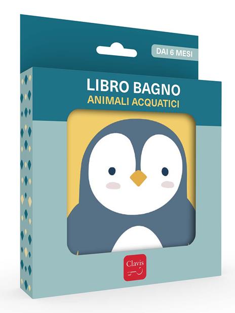 Animali acquatici. Libro bagno. Ediz. a colori - copertina