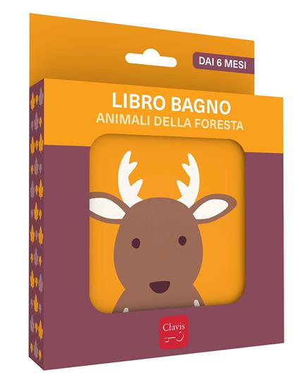 Animali della foresta. Libro bagno. Ediz. a colori - copertina