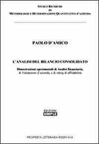 L' analisi del bilancio consolidato - Paolo D'Amico - copertina