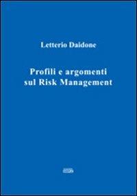 Profili e argomenti sul risk management - Letterio Daidone - copertina