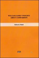 William James' insights about comparison