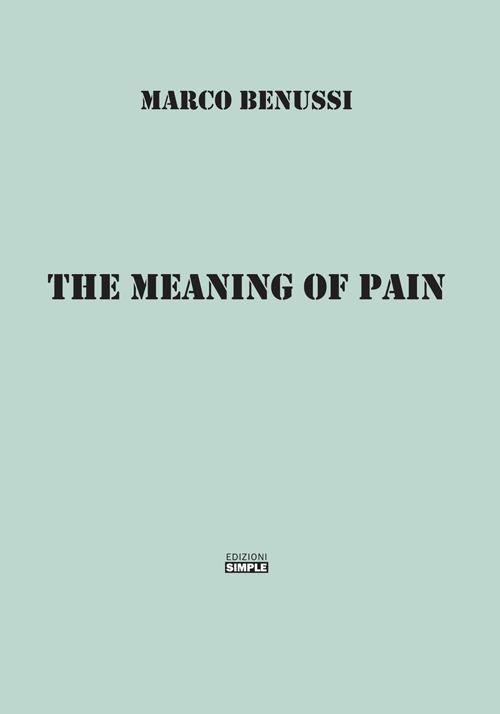 The meaning of pain. Ediz. italiana - Marco Benussi - copertina