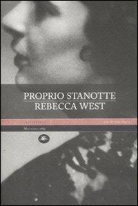 Proprio stanotte - Rebecca West - copertina