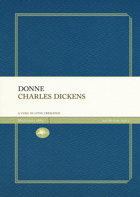 Donne - Charles Dickens - copertina