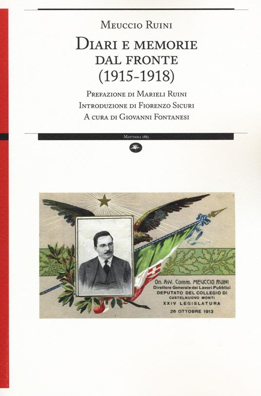 Diari e memorie dal fronte (1915-1918) - Meuccio Ruini - copertina