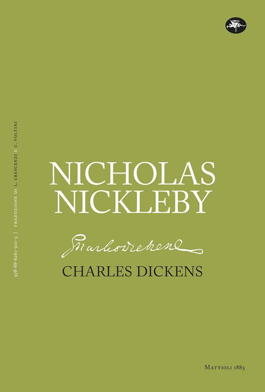 Nicholas Nickleby - Charles Dickens - copertina