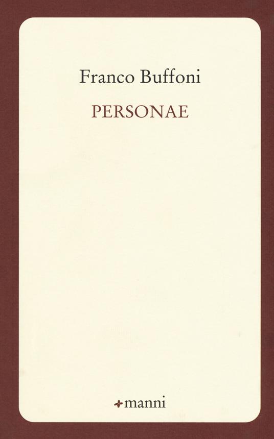 Personae - Franco Buffoni - copertina