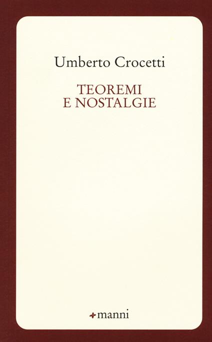 Teoremi e nostalgie - Umberto Crocetti - copertina