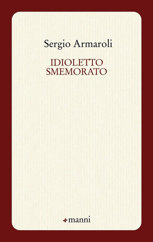 Idioletto smemorato - Sergio Armaroli - copertina