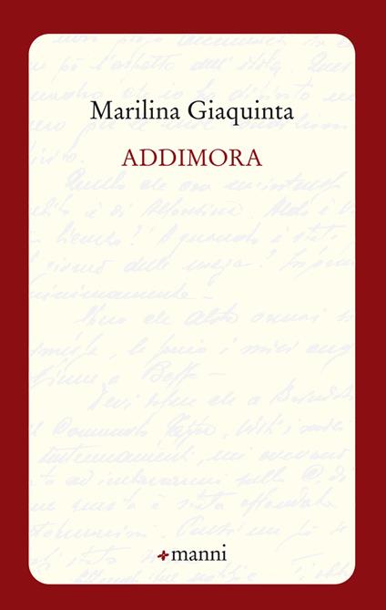 Addimora - Marilina Giaquinta - copertina