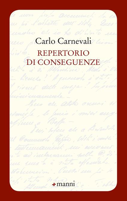 Repertorio di conseguenze - Carlo Carnevali - copertina