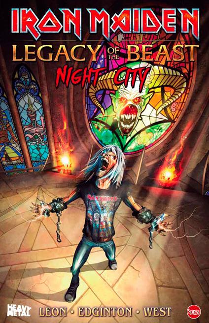 Iron Maiden. Legacy of the Beast. Vol. 2: Night city - Llexi Leon,Ian Edginton - copertina