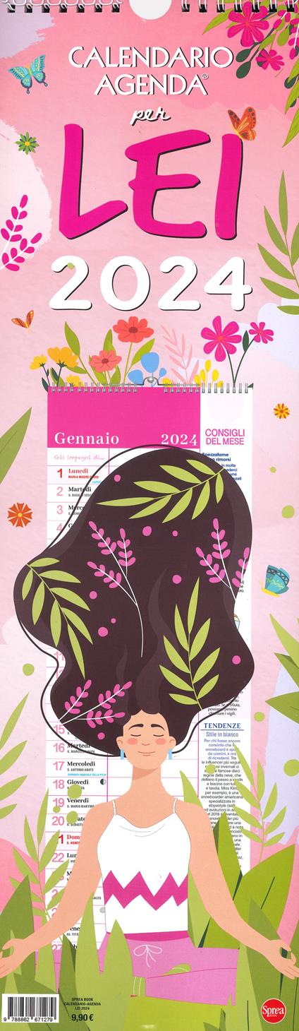 Calendario-agenda per lei 2024 - copertina
