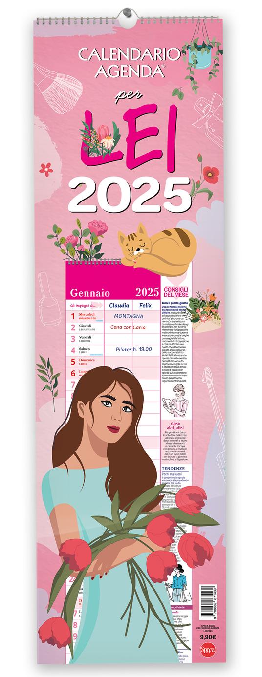 Calendario-agenda per lei 2025 - copertina
