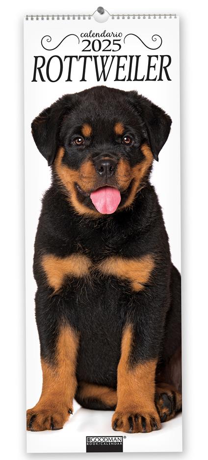 Rottweiler. Calendario 2025. Long - copertina