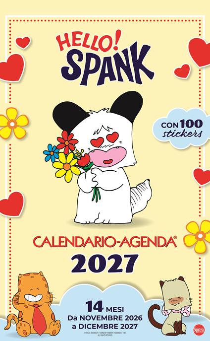 Hello Spank. Calendario - copertina