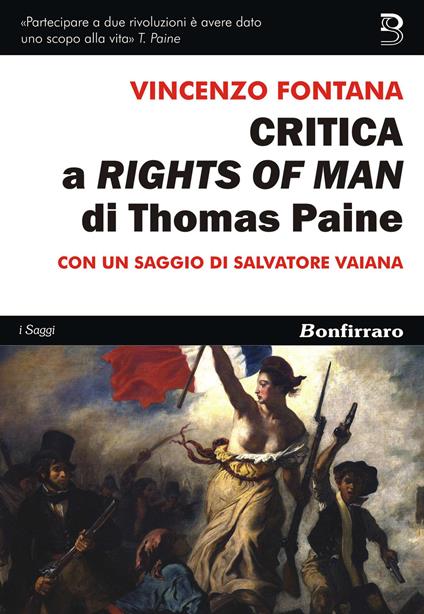 Critica a «Rights of man» di Thomas Paine - Vincenzo Fontana - copertina