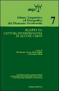 Alepo I-I: lettura interpretativa di alcune carte - copertina