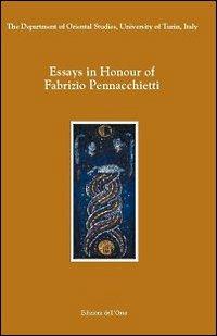 Essays in honour of Fabrizio Pennacchietti - copertina