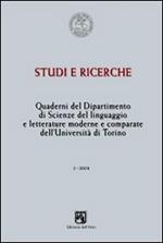 Quaderni del Dipartimento di scienze del linguaggio e letterature comparate dell'Università di Torino (2008). Vol. 3