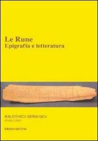 Le rune. Epigrafia e letteratura. Ediz. multilingue - copertina