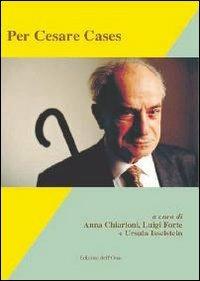 Per Cesare Cases - copertina