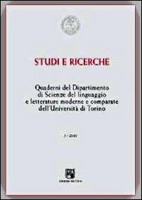 Quaderni del Dipartimento di scienze del linguaggio e letterature comparate dell'Università di Torino - copertina