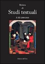 Studi testuali vol. 10-12 (2008-2010). Ediz. multilingue