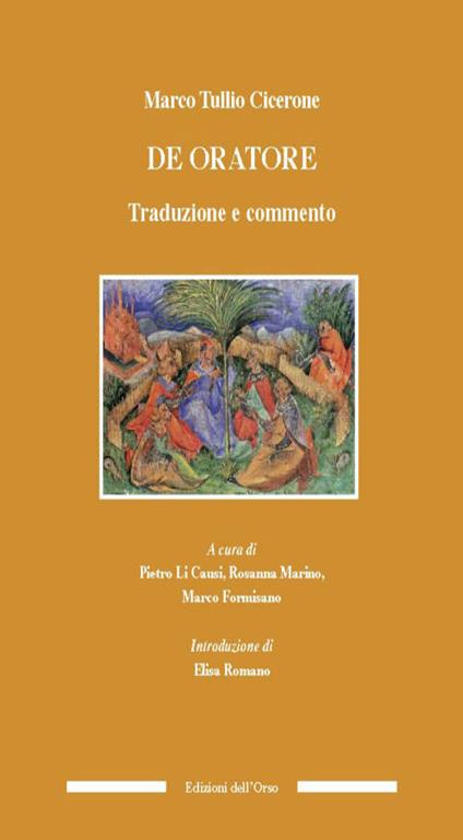 De Oratore. Traduzione e commento - Marco Tullio Cicerone - copertina