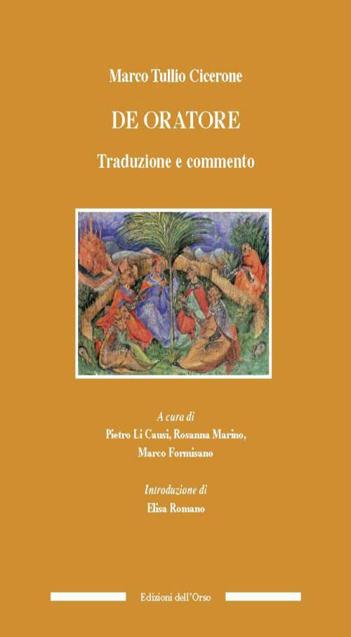 De Oratore. Traduzione e commento - Marco Tullio Cicerone - copertina