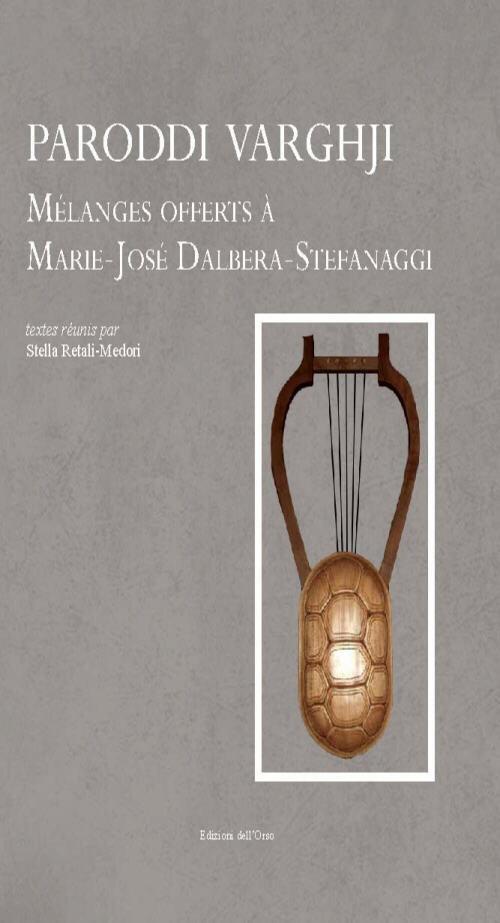 Paroddi varghji. Mélanges offerts à Marie-José Dalbera-Stefanaggi - copertina