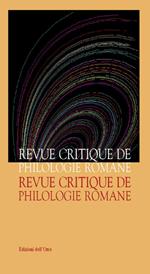 Revue critique de philologie romane (2014). Vol. 15