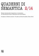 Quaderni di semantica (2014). Ediz. multilingue. Vol. 2