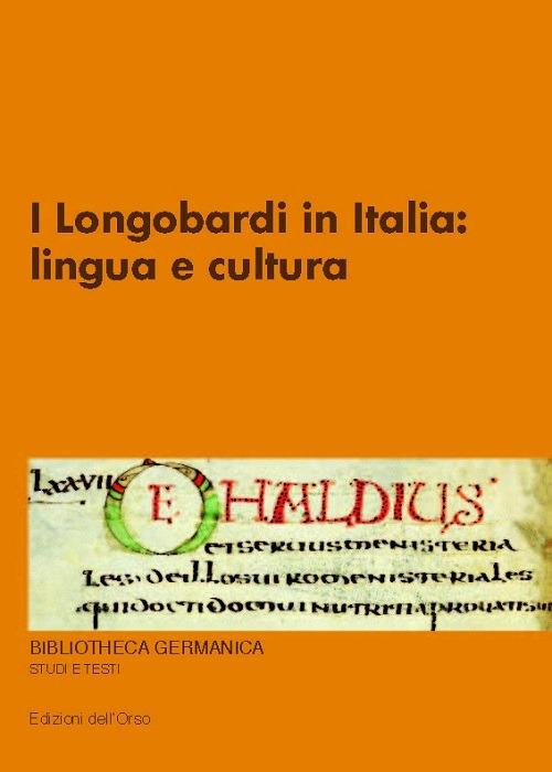 I Longobardi in Italia. Lingua e cultura - copertina