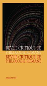Revue critique de philologie romane (2015). Vol. 16