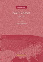 Sulla lealtà (or. 73)