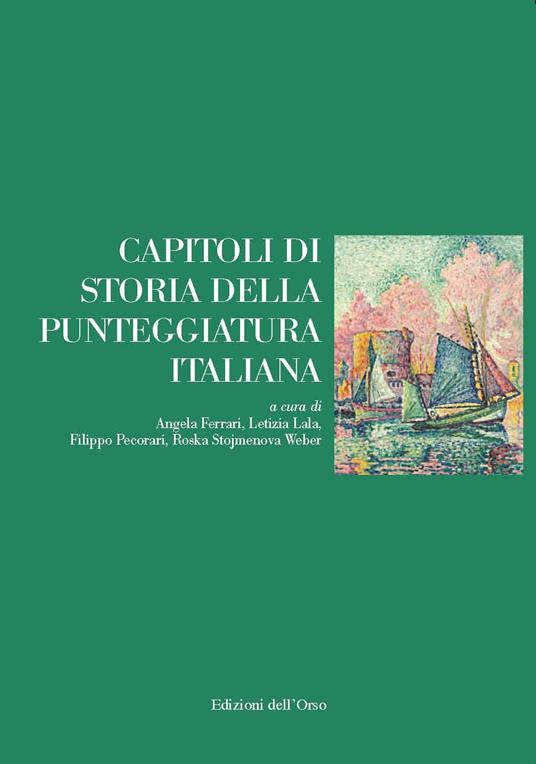 Capitoli di storia della punteggiatura italiana - copertina