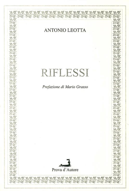 Riflessi - Antonio Leotta - copertina