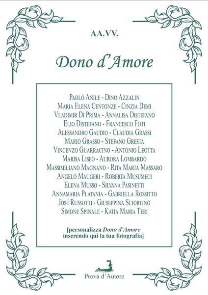 Dono d'amore - copertina