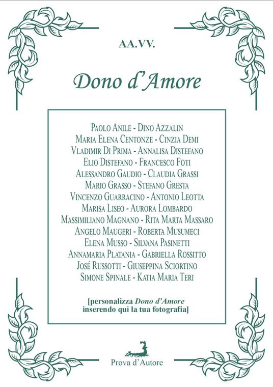 Dono d'amore - copertina