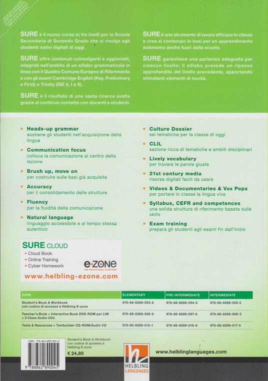 Sure. Pre-intermediate. Per le Scuole superiori. Con e-book. Con espansione online - Martyn Hobbs,Julia Keddle Starr - 2