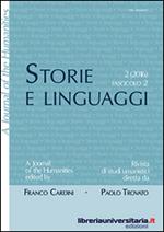 Storie e linguaggi. Rivista di studi umanistici (2016). Vol. 2