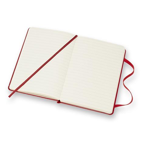 Taccuino Moleskine pocket a righe copertina rigida rosso. Scarlet Red - 5