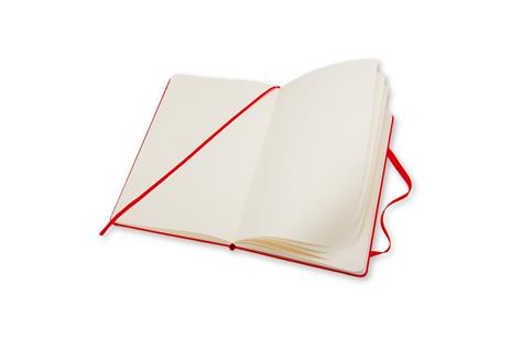 Taccuino Moleskine pocket a pagine bianche copertina rigida rosso. Scarlet Red - 4
