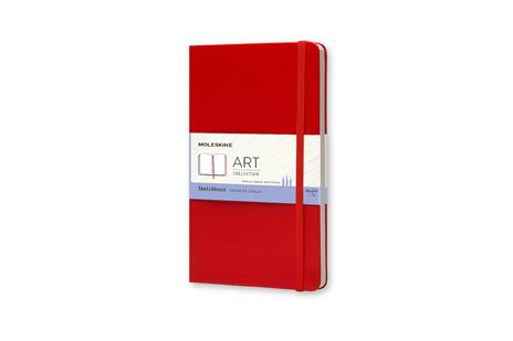 Album per schizzi Art Sketchbook Moleskine large copertina rigida rosso. Scarlet Red - 4